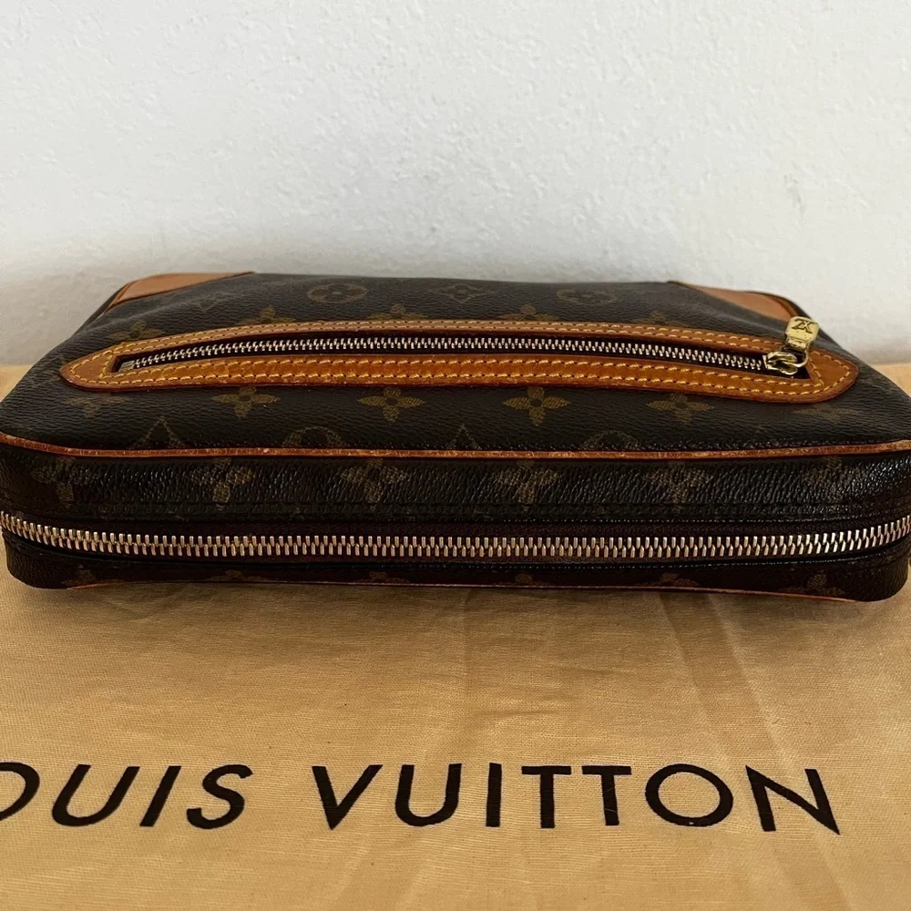 Louis Vuitton Marley Wristlet Clutch Monogram PM Dragonne Circa 2002